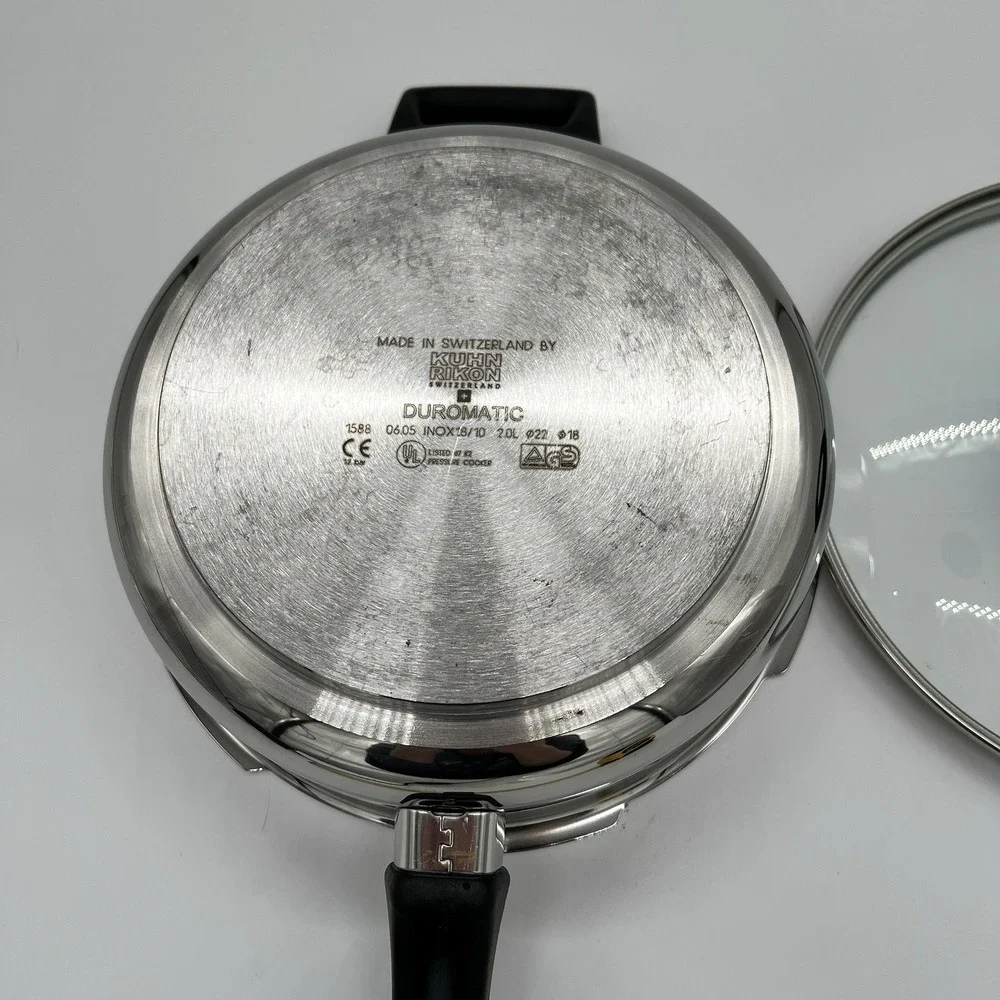 Kuhn Rikon Duromatic SS INOX 18/10 Pressure Cooker 2.0L Made In Switzerland‎